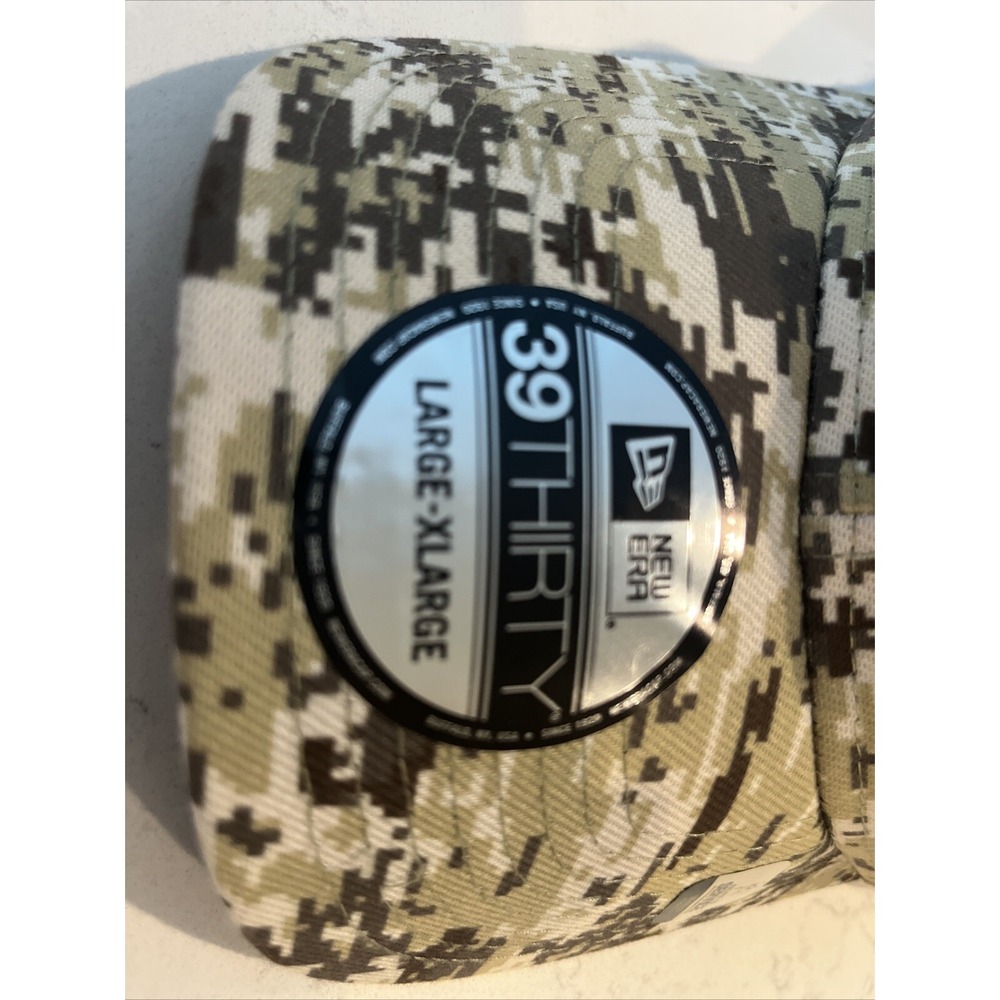 Cincinnati Bengals New Era 2023 Salute Service 39THIRTY Flex Hat Camo L/XL NWT - Picture 2 of 8